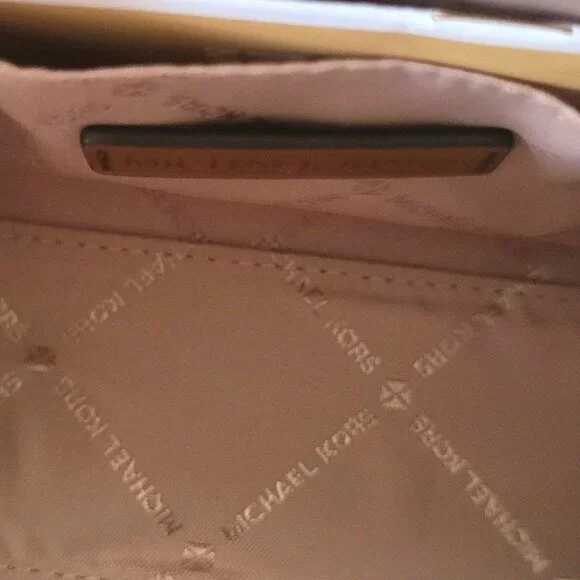 Michael Kors Jet Set Travel Medium Pouch Cosmetic Case Makeup Bag Brown - Picture 7 of 7